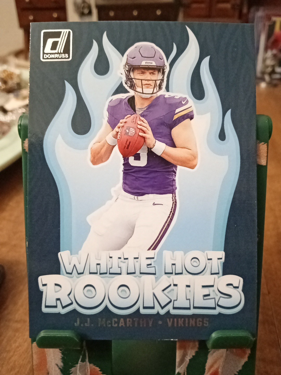 2024 Panini Donruss - J.J. McCarthy White Hot Rookies #WH1 (RC)