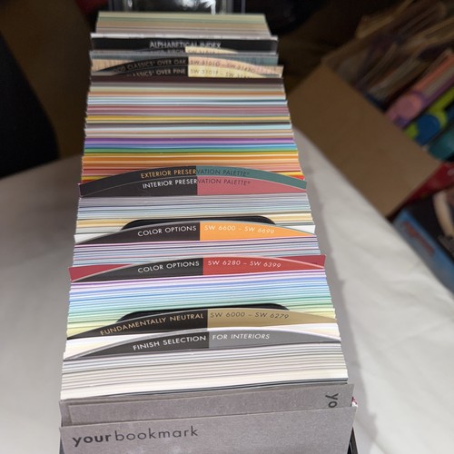 Sherwin Williams Portable Paint Color Sample Kit and Sample Swatch Box - Bild 2 von 11