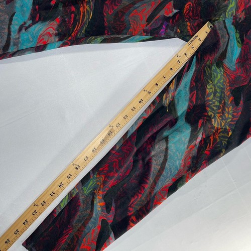 Soft Surroundings Legging XL Black Abstract Buenaventura Workout Athletic Active - Picture 2 of 9