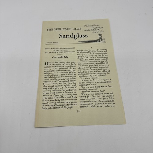 The Jungle, Upton Sinclair - The Heritage Press 1965, w/Heritage Club Slipcover - Picture 14 of 16