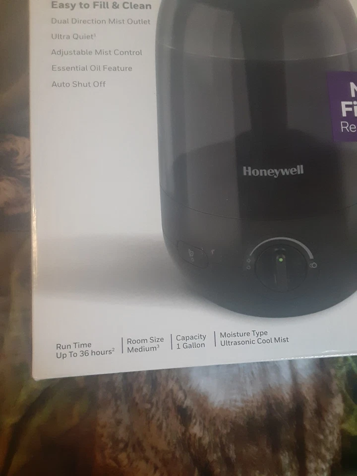 Honeywell HUL545B  Cool Mist Humidifier Filter Free Quiet Comfort 1 Gallon - NEW - Image 3 of 4