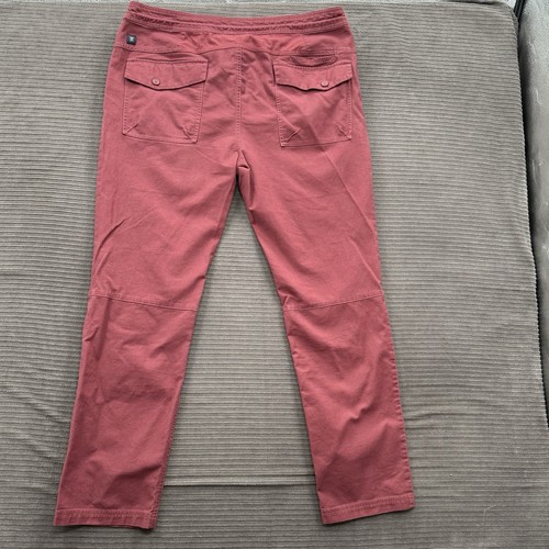 Roark Layover Stretch Reise Hose Herren 38/30 Rot Kordelzug Freizeit Outdoor. - Bild 2 von 8