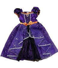 Halloween Disney Minnie Mouse Purple Witch Dress Up Costume Sz 9/10 Girls