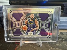 2024-25 Panini National Treasures LeBron James Metals Silver AG /25