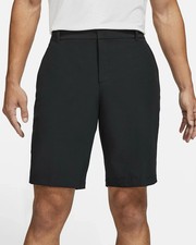 NEW Nike Dri Fit UV 9" Chino Golf Shorts Mens Size 35 Black DA4142-010