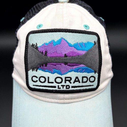 Colorado LTD Patch Truckermütze Herren weiß Baumwolle verstellbar Druckknopflasche Netzrücken - Bild 8 von 17