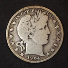1904 **P** BARBER SILVER HALF DOLLAR ***NICE COIN!***  FREE SHIPPING! C1922