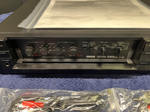 _-SERVICED+GUARANTEED!-_ Yamaha c-80 STEREO Preamplifier AUDIOPHILE Preamp - Picture 5 of 17