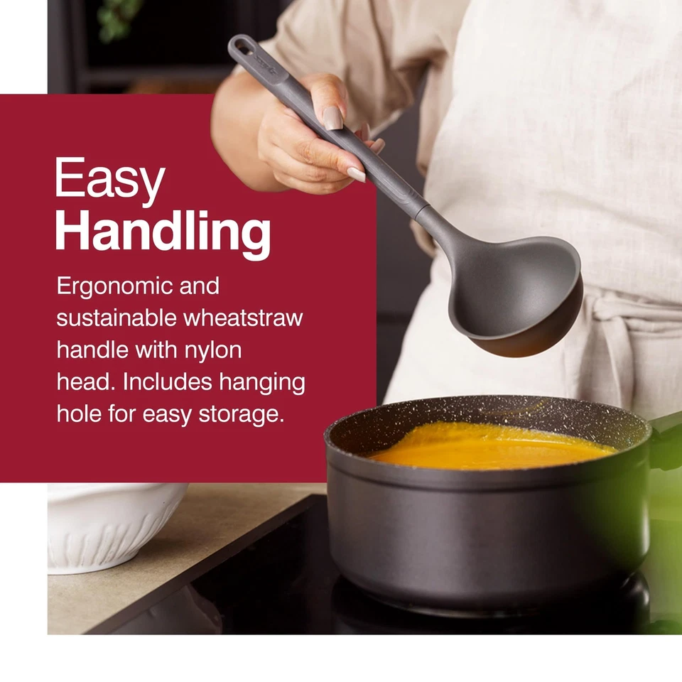 Juego de utensilios con tubo de almacenamiento - Juego de cocina pequeño con organizador de utensilios - En... Foto 3 de 4