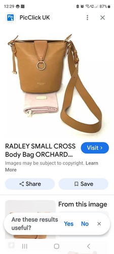 Radley Small cross body bag Orchard Retail £159 Brand New - Picture 10 of 14