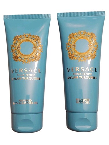 Versace Pour Femme Dylan Turquoise Perfumed Bath & Shower Gel & Body Gel 3.4oz