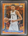2025-26 Topps Chrome Victor Wembanyama Orange Wave Refractor #/25 Spurs