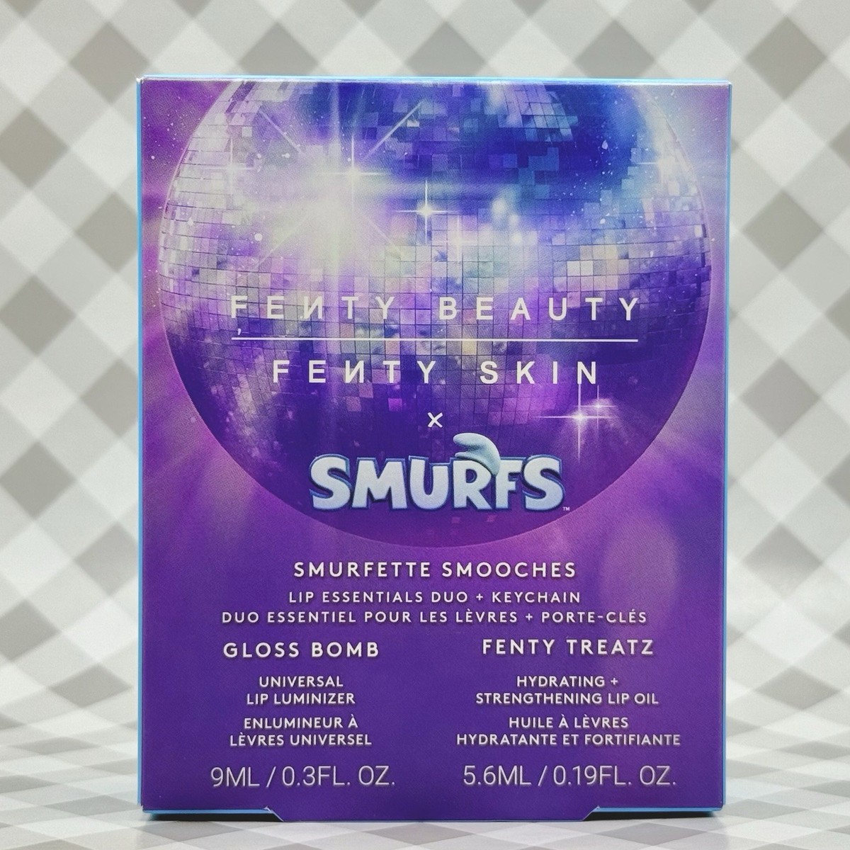 FENTY Smurfette Smooches Duo + Keychain Gloss Bomb & Lip Oil LtdEd