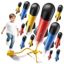 Rocket Launcher for Kids, 12 Foam Rockets, Toy Rocket Launcher  12 Rockets