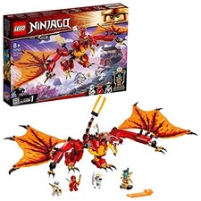 LEGO Ninjago Fire Dragon Attack 71753 Toy Ninja Carrot Dragon Boys 8+ TI
