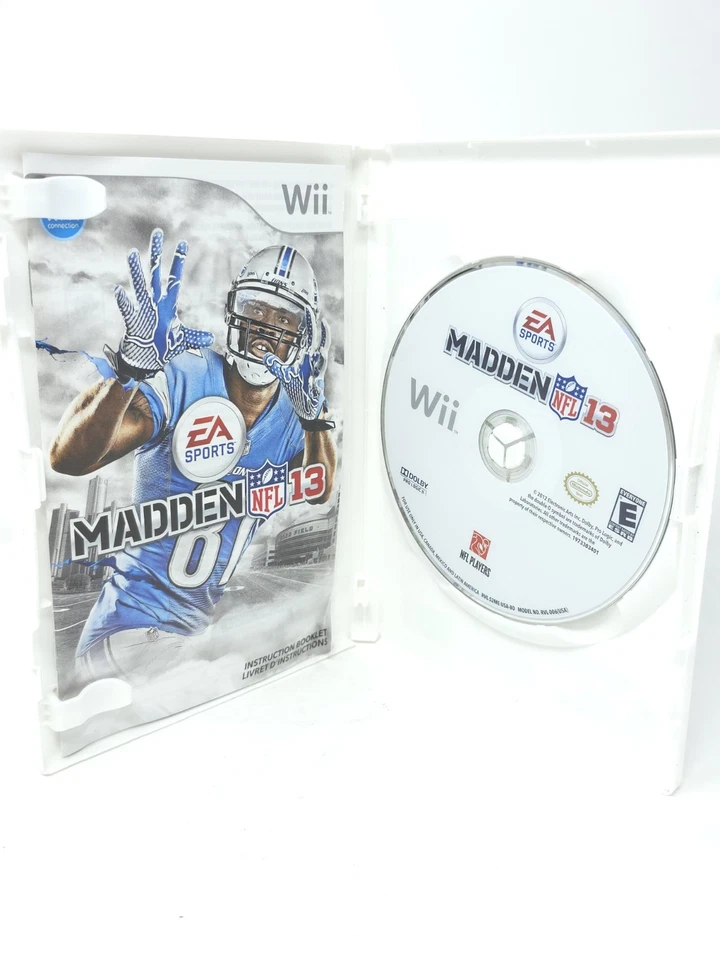 Madden NFL 13 Nintendo Wii CiB with Manual Tested and Working - Image 4 of 4