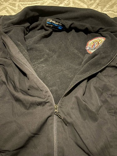 Bauer Hockey Fleece Lined Full Zip Jacket, Size Adult Medium - Picture 2 of 4