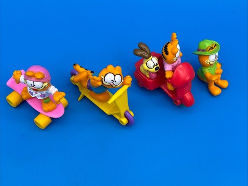 Caja de baratijas Garfield 1978 y juguetes McDonald's de 1980 y más lote de 10 piezas - Imagen 4 de 5