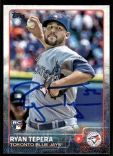 2015 Topps RYAN TEPERA Signed Card autograph auto BLUE JAYS ANGELS CARDINALS