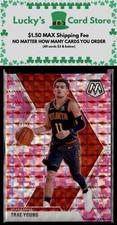 2019-20 Panini Mosaic #182 Trae Young Camo Pink