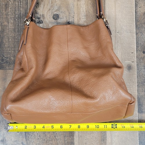 Coach F35723 Phoebe Madison Hobo Shoulder Bag Pebbled Leather Saddle Brown - Bild 24 von 24