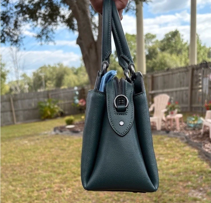 Сумка Coach Mini Lillie 91146 лесная зеленая пушечный металл - Изображение 3 из 4