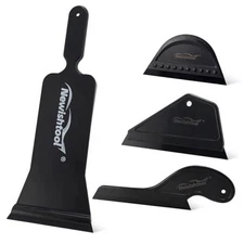  Window Tint Tools Kit - Bulldozer Squeegee, Side Wiper, 4 IN 1 Squeegee Set