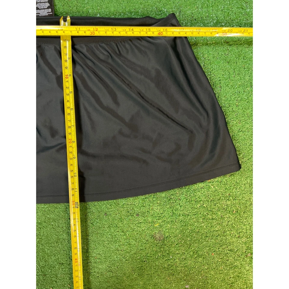 Falda de Natación Catalina Negra Cubrir Cintura Elástica Playa Piscina Resort Ropa Talla XL Foto 4 de 4