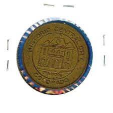 Historic Central City Colorado Richest Square Mile on Earth Good Luck Token Coin