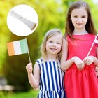  100 Stück handgeschneiderte Flagge Plastikmasten mit Flaggenkappen