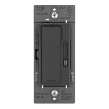 Radiant 450W Rocker Dimmer for Led/Cfl/Halogen/Incandescent Bulbs, 3-Way/1-Pole,