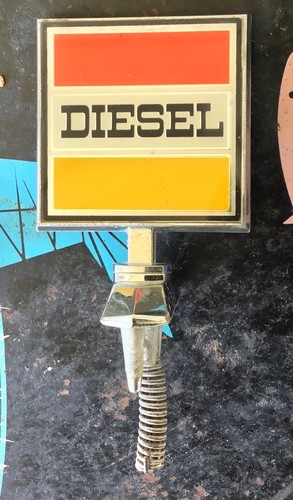 vintage 1980 CHEVROLET Truck Suburban Blazer DIESEL HOOD ORNAMENT antique EMBLEM