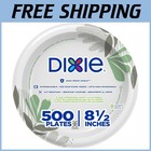 500 Count Dixie Pathways Paper Plates, 8.5 Inch, 125 ct/pack