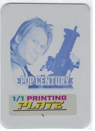 Dolph Lundgren 2025 Blatt Metall Pop Century Cyan Druckplatte #S-DL3 1/1 - Bild 1 von 2