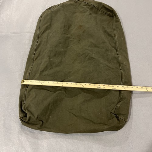 Vintage Militärstil schwerer Canvas Kleidersack Talon Reißverschluss (LESEN) - Bild 4 von 8