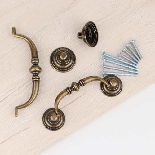 Antik Vintage Schubladenzug 5,5 cm Griffe Schrank Kommode Schrankgriff - Bild 1 von 8