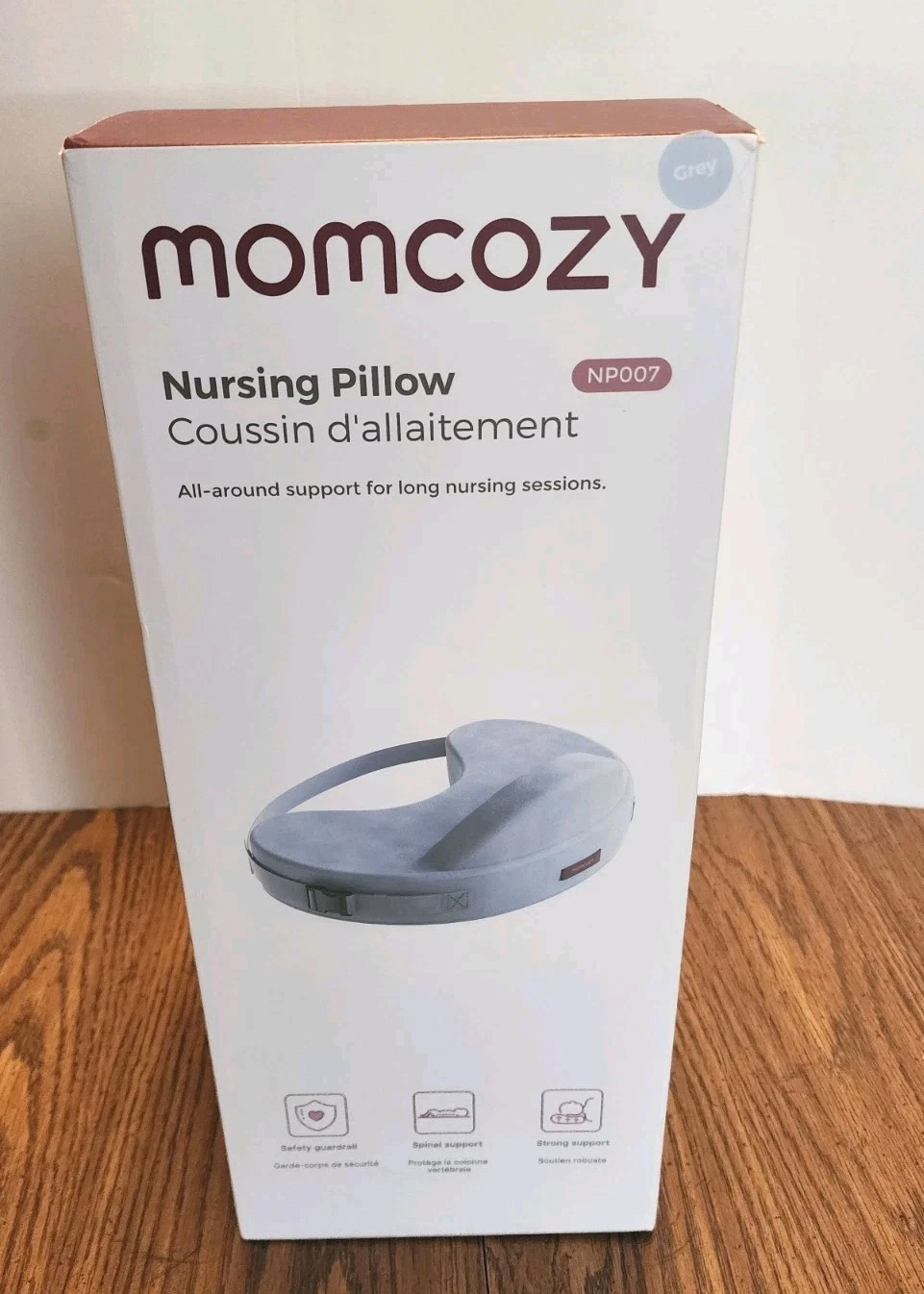 Momcozy Nursing Pillow NP007 Adjustable Breastfeeding Support Pillow Gray
Opens in a new window or t