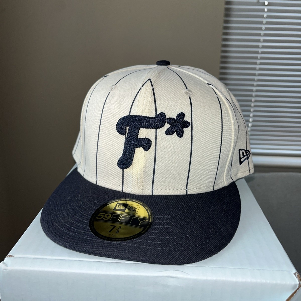 帽子 golf le fleur CAP 7 3/8 Golf le Fleur x New Era Striped F* 59FIFTY Fitted Hat - Size