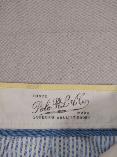 Vintage Polo Ralph Lauren Pants Men's 38/32 Yellow Classic Fit Twill Chino - Picture 7 of 14