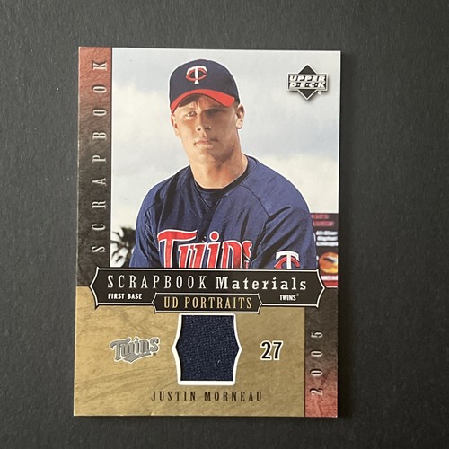 2005 Upper Deck Ritratti Justin Morneau Scrapbook Materials #SM-MO - Foto 1 di 2
