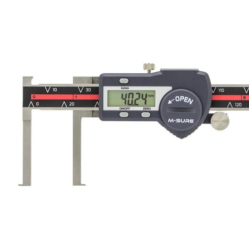 M-SURE Digital Caliper Inside Groove MS-230-150 8-150mm 0.235-6\" Thumb Data - Picture 6 of 8
