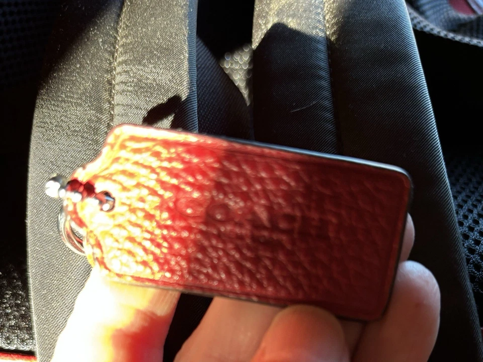 Coach Medium Backpack CA210 Nylon With Leather - Image 4 of 4