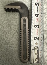 NOS VINTAGE RIDGID TOOLS 10” PIPE WRENCH HOOK JAW REPLACEMENT PART 31605 (X1)