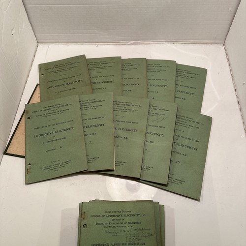 Automotive Electricity. Extension Div. Milwaukee Wis. 1925 Vintage Books 1-30 - Picture 7 of 17