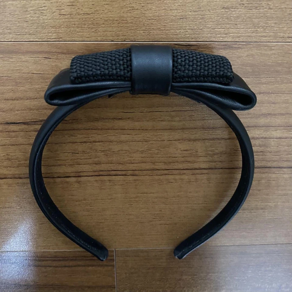 Diadema de cinta de cuero Alexandre De Paris extrema rara Foto 3 de 4