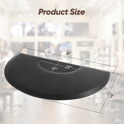 7/8" Inch Thick barber mat for floor,  3' x 5' salon chair mat, Anti-Fatigue - Picture 2 of 7