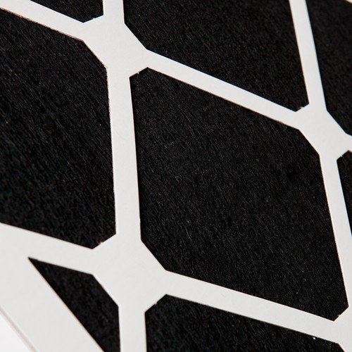 14x14x1 (13_3/4x13_3/4) Pleated Air Filters MERV 13 Plus Carbon 3 Pack - Picture 6 of 7