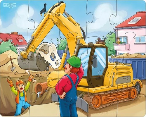 Puzzles Baustellenfah. (DE/E/F/NL/IT/ES) Anzahl Teile: 12, 15, 18, Masse (B/H... - Bild 3 von 3