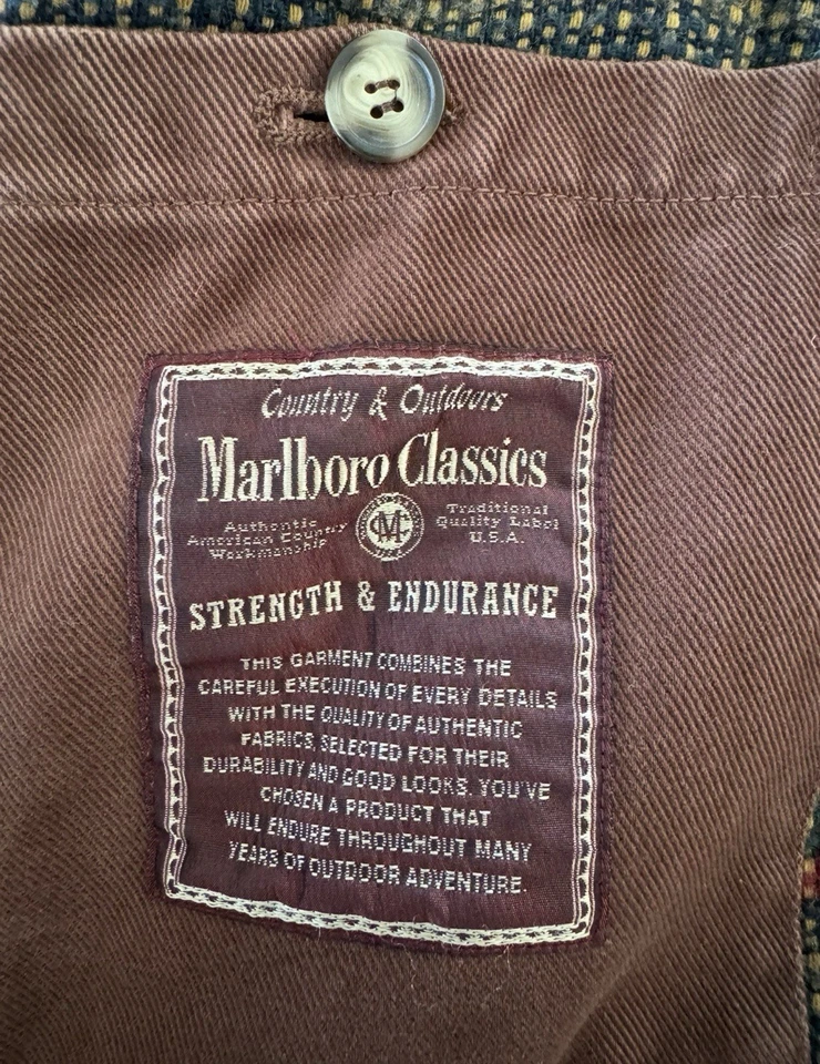 Vintage Marlboro Classics Jacket - Style Workwear / Barn Jacket / Western - XL - Photo 3/4