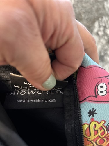 Bioworld SpongeBob Squarepants Patrick MINI Backpack Blue Multi-Color 11" x 9" - Picture 7 of 7
